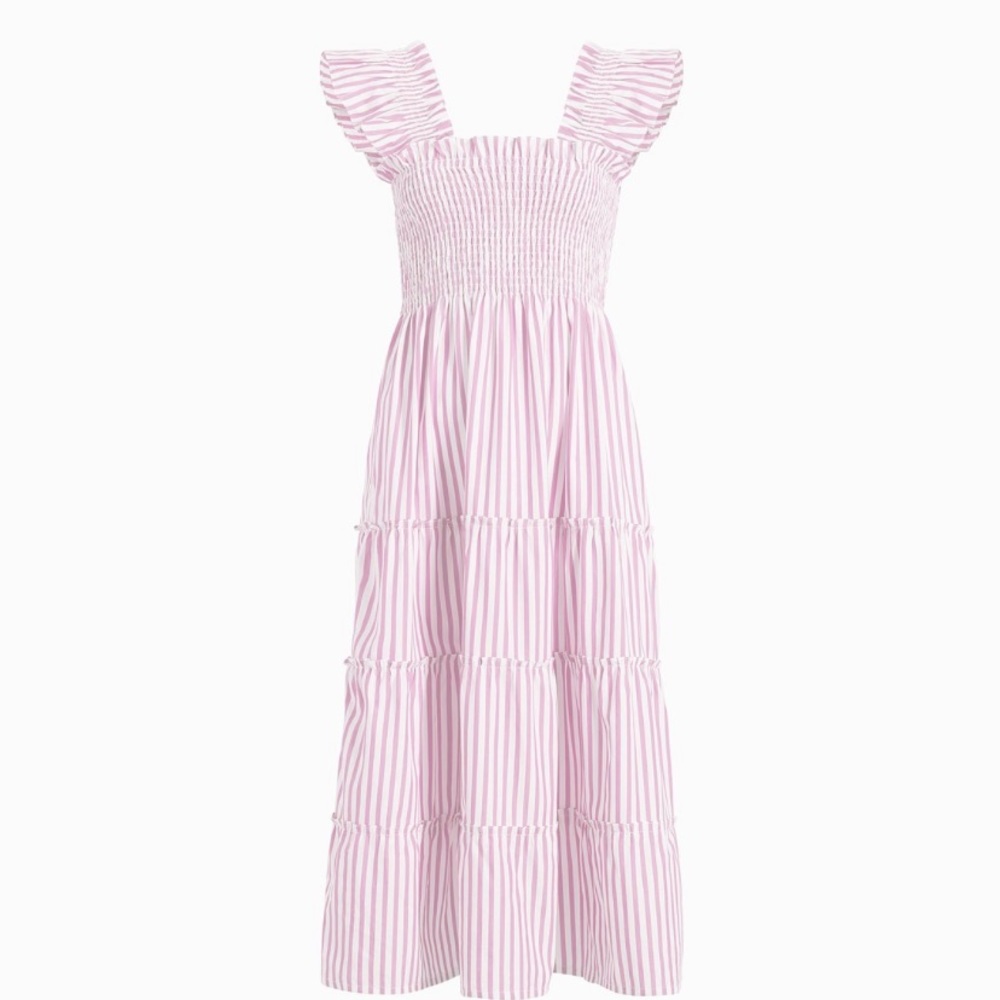 Hill House Ellie Bubblegum Stripe Nap Dress